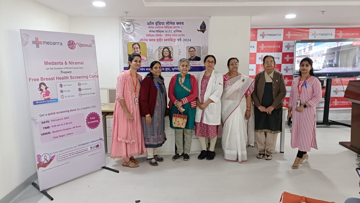 Breast Cancer Screening Camp at Medanta, Hundreds of Women Screened with AI-Based Thermal Sensor Device